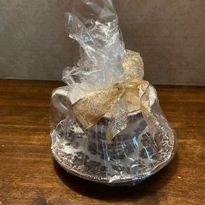 Churchill Transferware Tea Cup with Candle